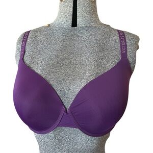Victoria's Secret T-Shirt Lightly Lined Demi Purple Bra